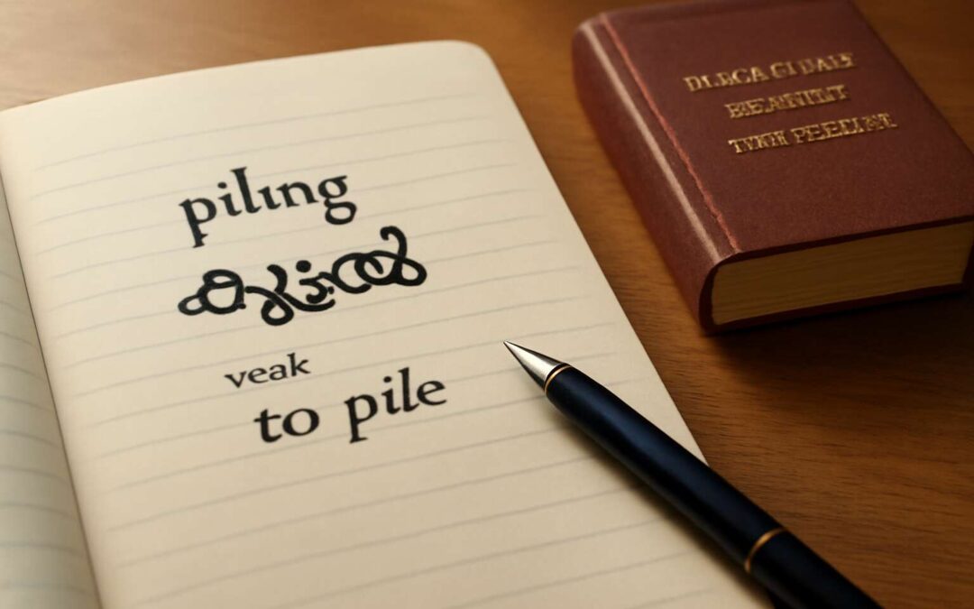 piling meaning in malayalam