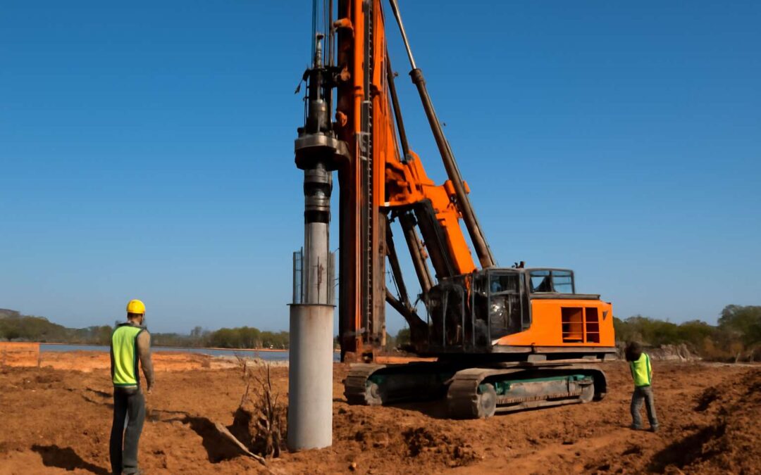 piling construction work